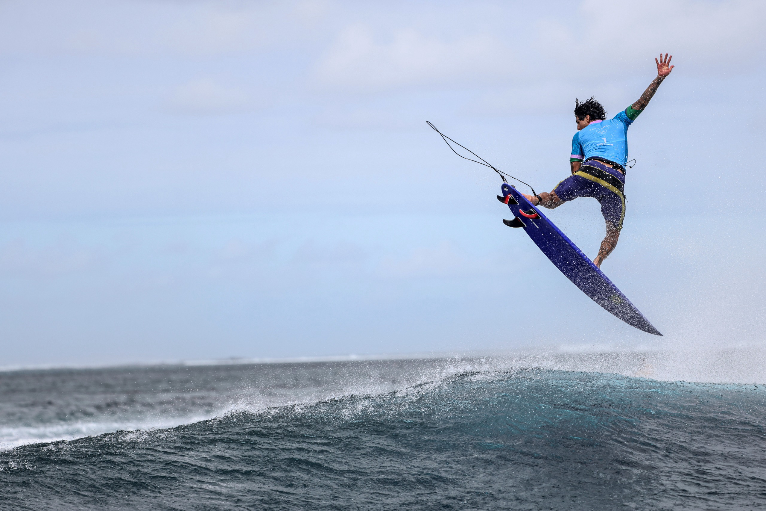 Gabriel Medina conquista medalha de bronze na modalidade. Foto William Lucas COB